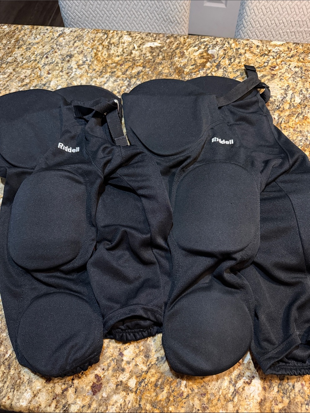 Riddell YMD Football padded pants- Black 2 pairs
